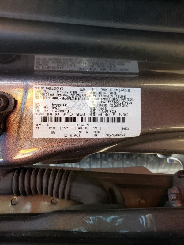 Photo 9 VIN: 1FAHP3F20CL276809 - FORD FOCUS SE 