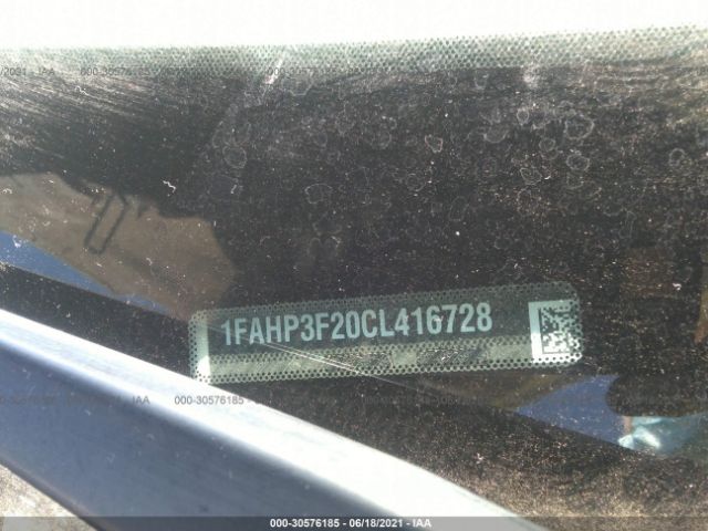 Photo 8 VIN: 1FAHP3F20CL416728 - FORD FOCUS 