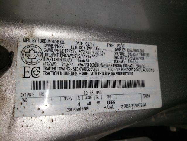 Photo 11 VIN: 1FAHP3F20CL439815 - FORD FOCUS SE 