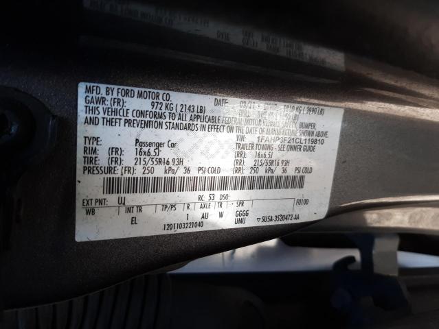 Photo 11 VIN: 1FAHP3F21CL119810 - FORD FOCUS SE 