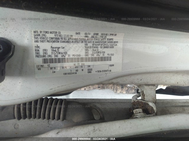 Photo 8 VIN: 1FAHP3F21CL122724 - FORD FOCUS 