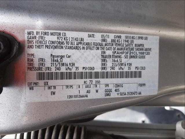 Photo 9 VIN: 1FAHP3F21CL168120 - FORD FOCUS SE 