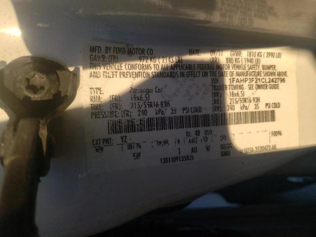 Photo 9 VIN: 1FAHP3F21CL242796 - FORD FOCUS SE 