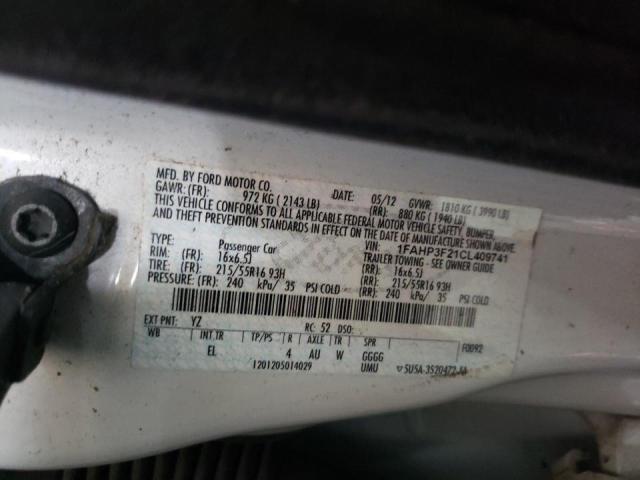 Photo 9 VIN: 1FAHP3F21CL409741 - FORD FOCUS SE 