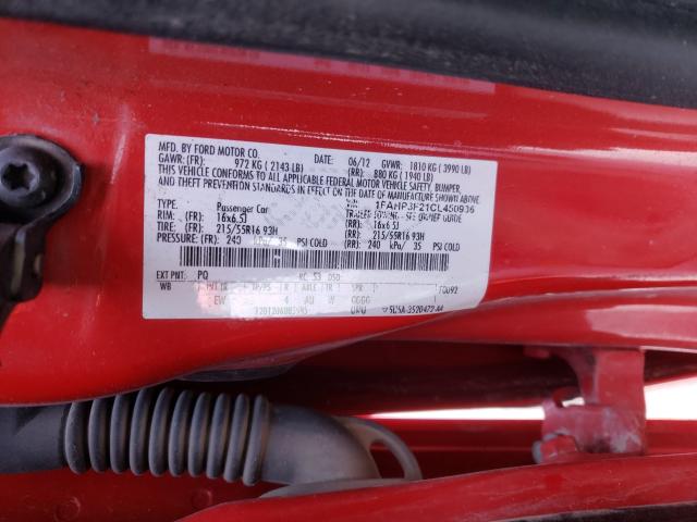 Photo 9 VIN: 1FAHP3F21CL450936 - FORD FOCUS SE 