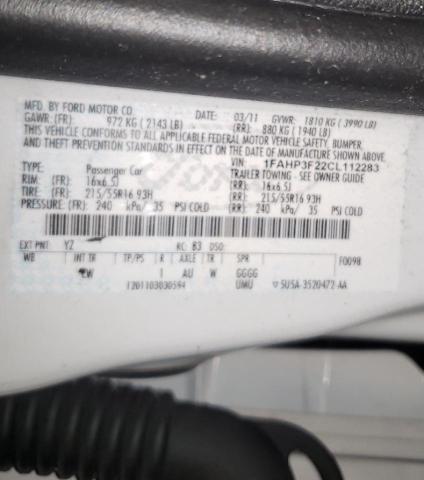 Photo 9 VIN: 1FAHP3F22CL112283 - FORD FOCUS SE 