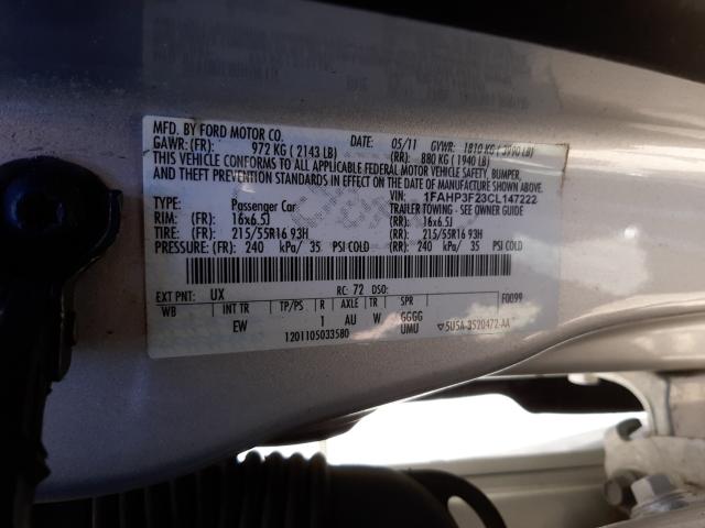 Photo 9 VIN: 1FAHP3F23CL147222 - FORD FOCUS SE 