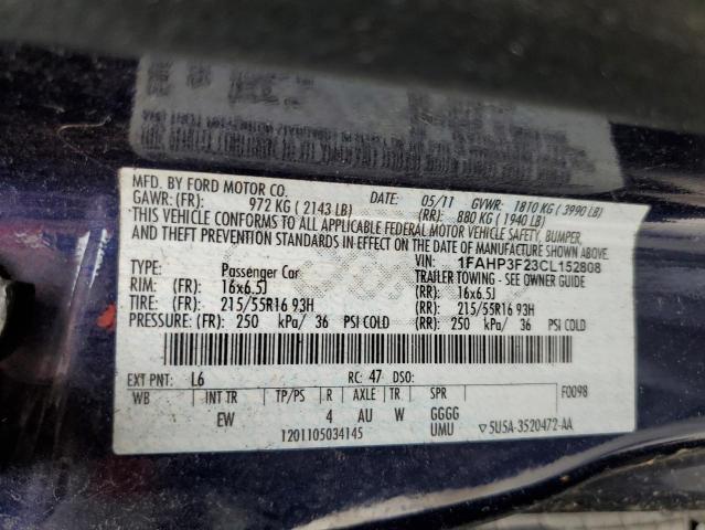 Photo 11 VIN: 1FAHP3F23CL152808 - FORD FOCUS SE 