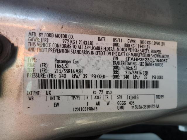 Photo 11 VIN: 1FAHP3F23CL164067 - FORD FOCUS SE 