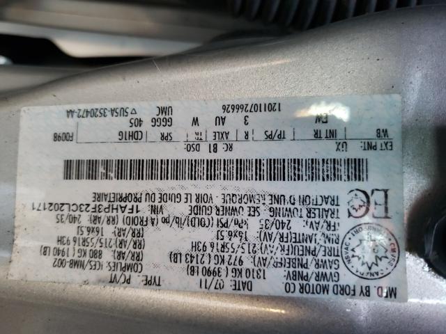 Photo 9 VIN: 1FAHP3F23CL202171 - FORD FOCUS SE 