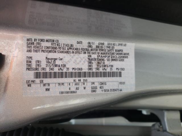 Photo 9 VIN: 1FAHP3F23CL220895 - FORD FOCUS SE 