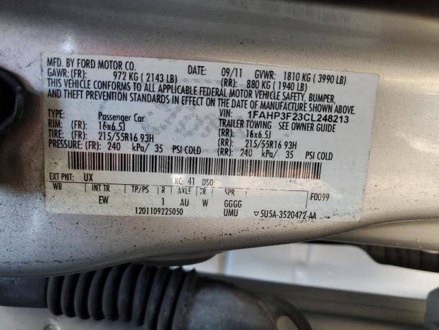 Photo 11 VIN: 1FAHP3F23CL248213 - FORD FOCUS SE 