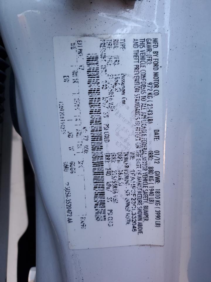 Photo 11 VIN: 1FAHP3F23CL332046 - FORD FOCUS 