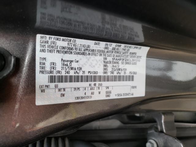 Photo 9 VIN: 1FAHP3F23CL391310 - FORD FOCUS SE 