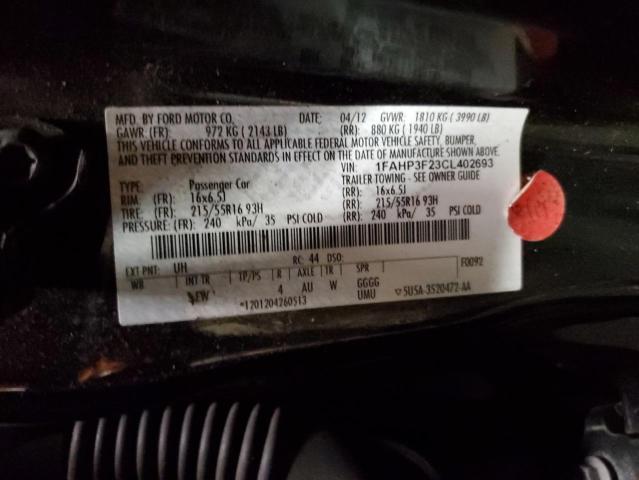 Photo 11 VIN: 1FAHP3F23CL402693 - FORD FOCUS 