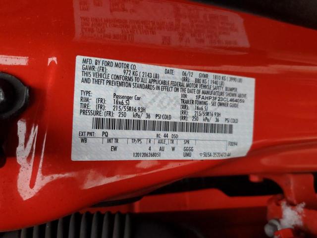 Photo 11 VIN: 1FAHP3F23CL464059 - FORD FOCUS SE 