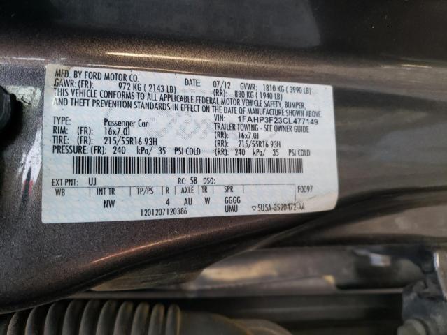 Photo 11 VIN: 1FAHP3F23CL477149 - FORD FOCUS SE 