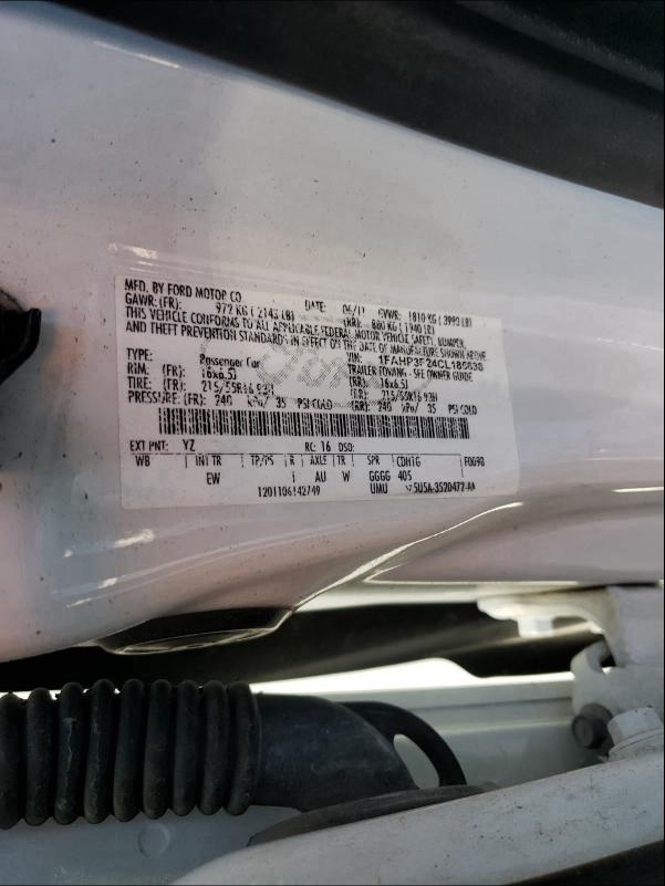 Photo 9 VIN: 1FAHP3F24CL185638 - FORD FOCUS SE 