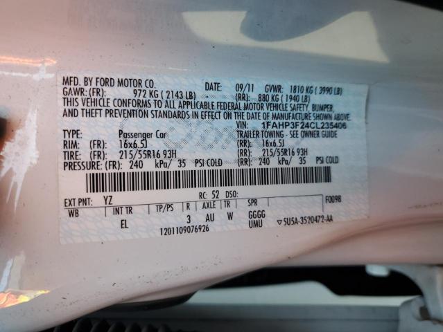 Photo 11 VIN: 1FAHP3F24CL235406 - FORD FOCUS SE 