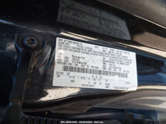 Photo 8 VIN: 1FAHP3F24CL336638 - FORD FOCUS 