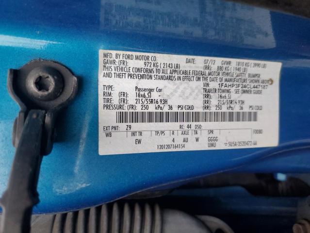 Photo 11 VIN: 1FAHP3F24CL447187 - FORD FOCUS 