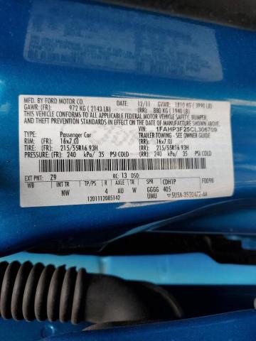 Photo 11 VIN: 1FAHP3F25CL306709 - FORD FOCUS SE 