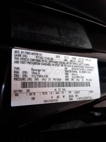 Photo 9 VIN: 1FAHP3F25CL306967 - FORD FOCUS 