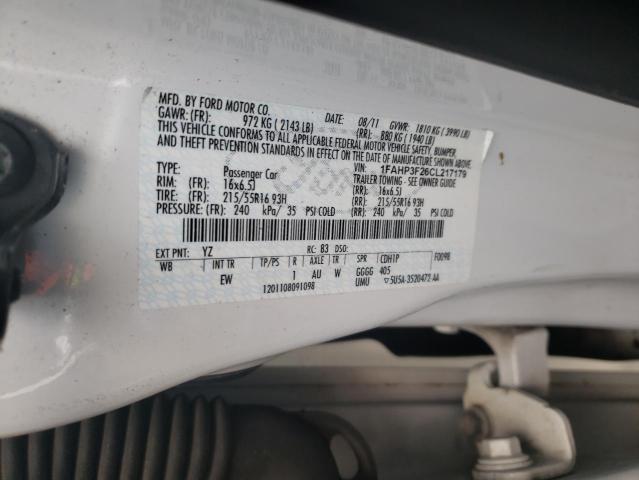 Photo 11 VIN: 1FAHP3F26CL217179 - FORD FOCUS SE 