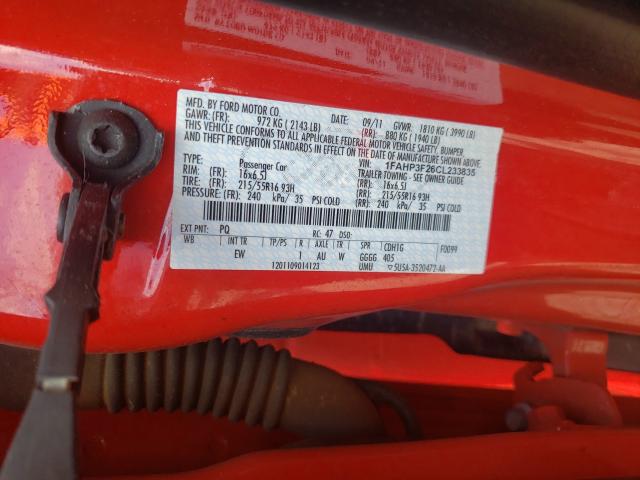 Photo 9 VIN: 1FAHP3F26CL233835 - FORD FOCUS SE 