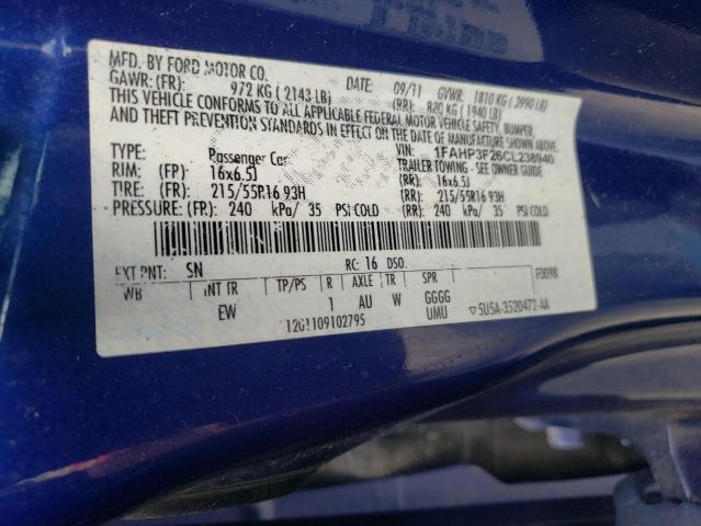 Photo 11 VIN: 1FAHP3F26CL238940 - FORD FOCUS 