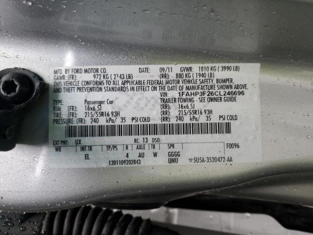 Photo 11 VIN: 1FAHP3F26CL246696 - FORD FOCUS 