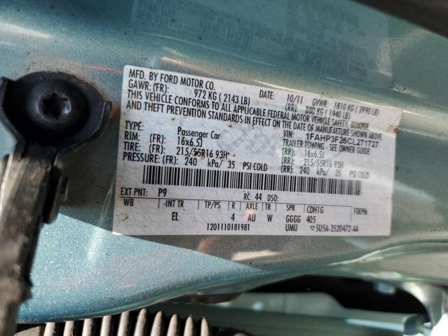 Photo 12 VIN: 1FAHP3F26CL271727 - FORD FOCUS 