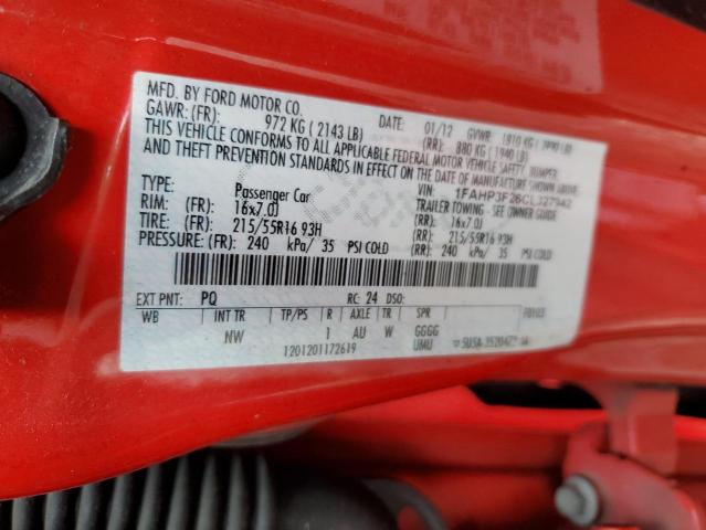 Photo 11 VIN: 1FAHP3F26CL327942 - FORD FOCUS SE 