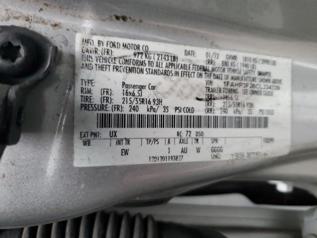 Photo 11 VIN: 1FAHP3F26CL334339 - FORD FOCUS 