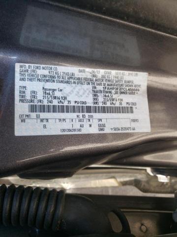 Photo 9 VIN: 1FAHP3F27CL456689 - FORD FOCUS SE 