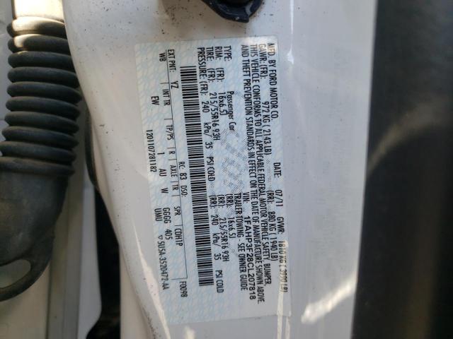 Photo 9 VIN: 1FAHP3F28CL207818 - FORD FOCUS SE 