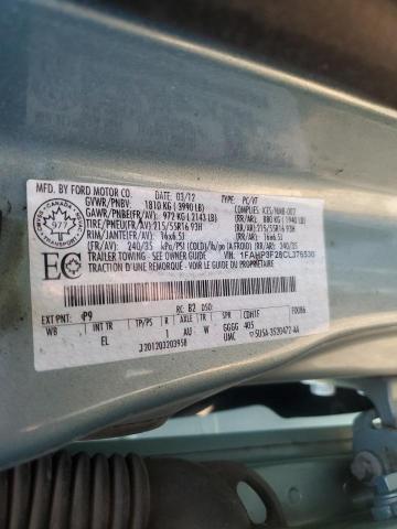 Photo 11 VIN: 1FAHP3F28CL376530 - FORD FOCUS SE 