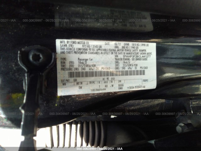 Photo 8 VIN: 1FAHP3F28CL441277 - FORD FOCUS 