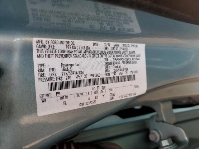 Photo 9 VIN: 1FAHP3F29CL101846 - FORD FOCUS SE 