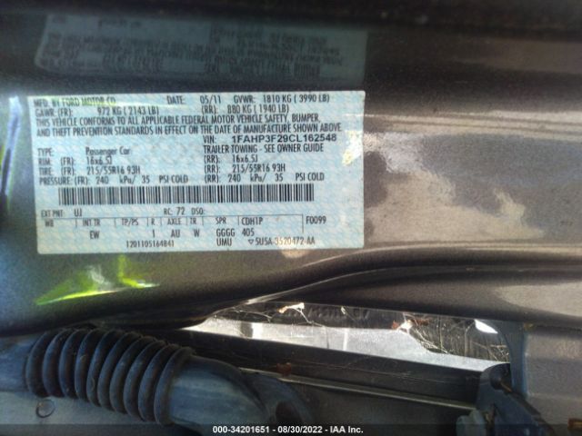 Photo 8 VIN: 1FAHP3F29CL162548 - FORD FOCUS 