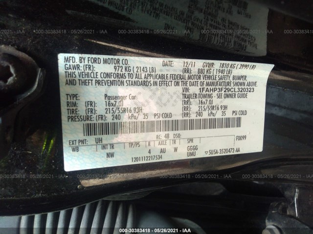 Photo 8 VIN: 1FAHP3F29CL320323 - FORD FOCUS 