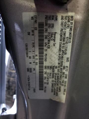 Photo 12 VIN: 1FAHP3F29CL459996 - FORD FOCUS 