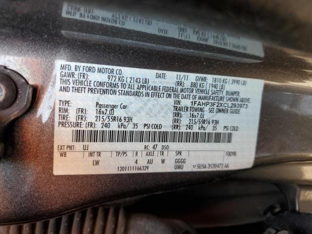 Photo 9 VIN: 1FAHP3F2XCL293973 - FORD FOCUS SE 