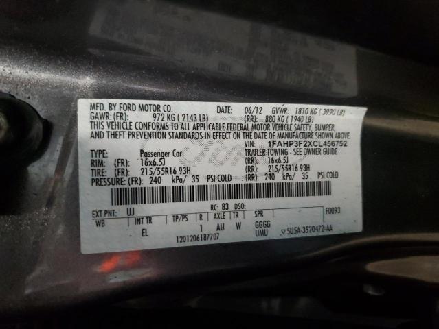 Photo 12 VIN: 1FAHP3F2XCL456752 - FORD FOCUS SE 