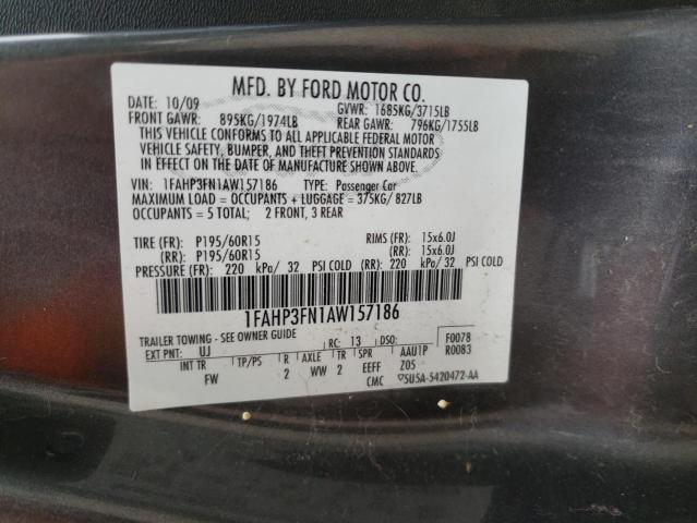 Photo 9 VIN: 1FAHP3FN1AW157186 - FORD FOCUS SE 