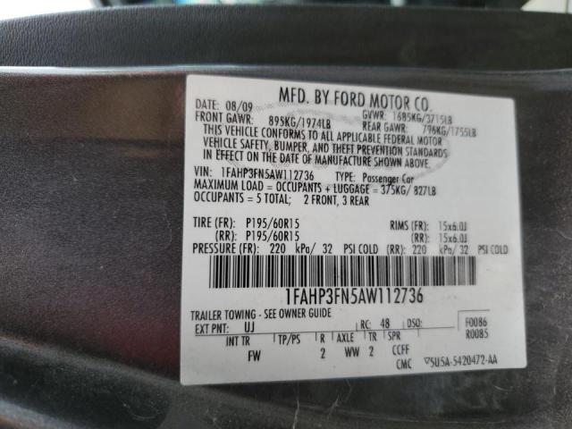 Photo 11 VIN: 1FAHP3FN5AW112736 - FORD FOCUS SE 