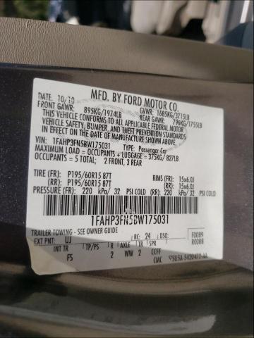 Photo 9 VIN: 1FAHP3FN5BW175031 - FORD FOCUS SE 