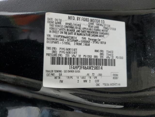 Photo 11 VIN: 1FAHP3FN6AW258014 - FORD FOCUS SE 