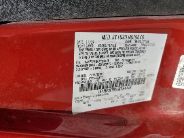 Photo 11 VIN: 1FAHP3FN8AW184448 - FORD FOCUS SE 