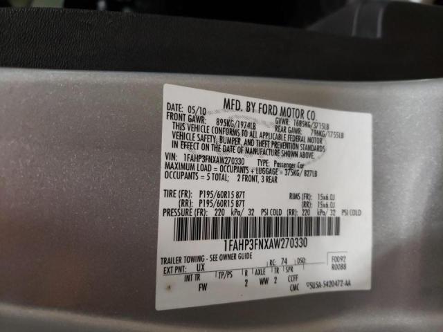 Photo 9 VIN: 1FAHP3FNXAW270330 - FORD FOCUS SE 